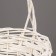 Set of wicker baskets, willow, 3 pcs., White color