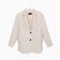 Women's jacket with side cuts MIST Size 44-46, beige color