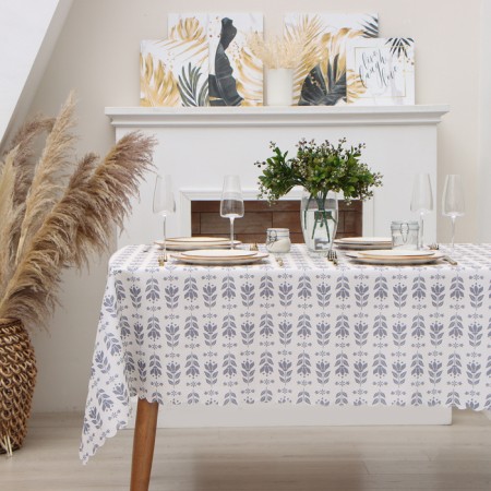 The tablecloth "Air Flowers" 145*300 cm, 100% p/e