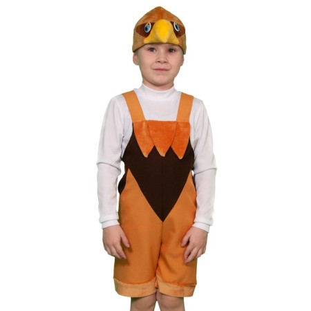 Eagle carnival costume, plush, 3-6 years, height 92-122 cm