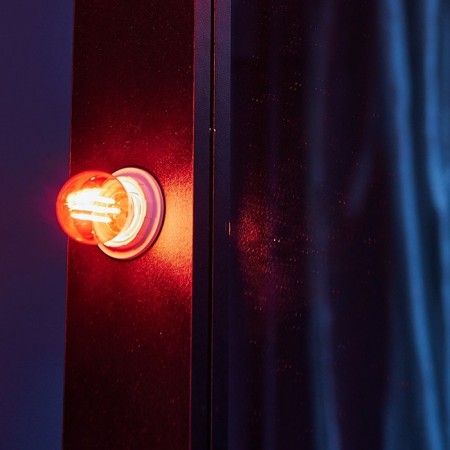 LED LED Uniel, E27, 5 W, red glow-1