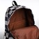 Youth backpack from textiles, 3 pockets, gray/black color