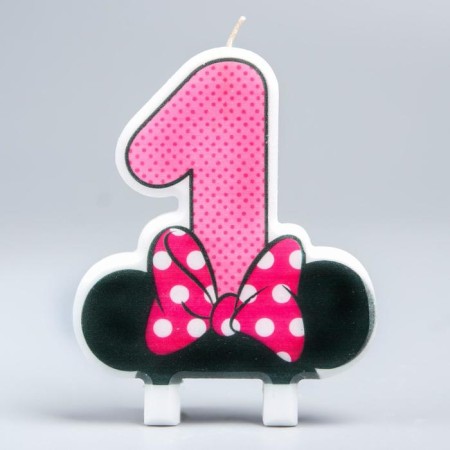 Candle for the cake "Figure 1", Minnia Mouse-1