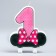Candle for the cake "Figure 1", Minnia Mouse