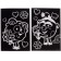A set of engravings with a color base, A6 format "Barash and Nyusha", Smeshariki
