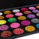 Palette shadows with sparkles, 35 colors