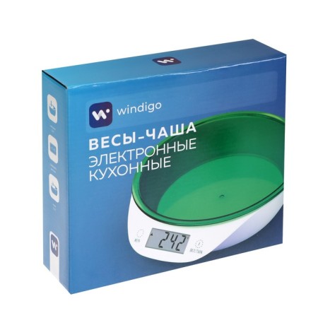 Libra Kitchen Windigo LVKB-501, electronic, up to 5 kg, bowl 1.3 l, green-9