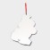 Decorative luminous jewelry (suspension) "Ghost" 36x25 cm