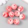 Plastic beads "Red stains. Red" set 20 grams d = 1.6 cm