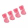 Eleans boots, set 4 pcs, size 2 (sole 4.5 x 3.7 cm) pink