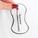 Hygienic stickers for panties, 96 pcs, 5 × 11 cm, transparent color
