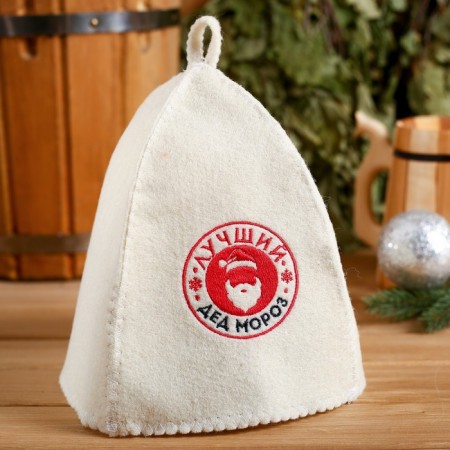 Gift set "New Year's Park": hat, rug, 2 oils, soap-1