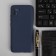Pero cover for Samsung A03, silicone, blue