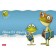 Album for drawing A4, 40 sheets, on a paper clip, "frog den", covered cardboard, matte lamination, embossing, block 100 g/m², mix