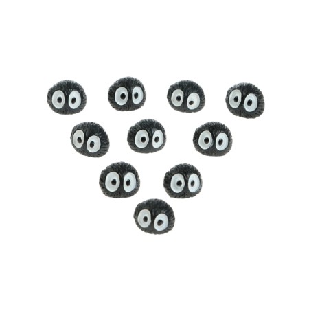 Decoration on the car panel, "surprised eyes" set 10 pcs-2