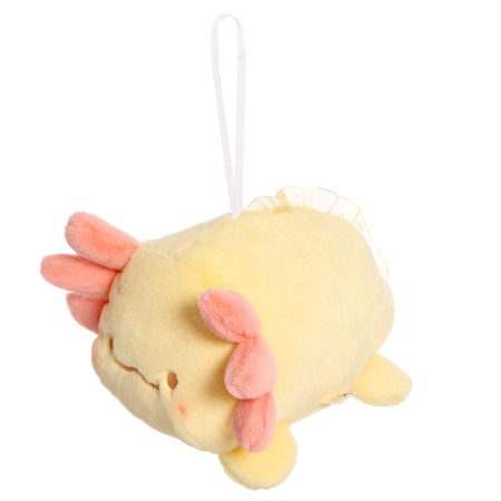 Soft toy "Axolotl", 20 cm, beige color-4
