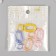 Carabiner Metal with a ring "Oval. Purvalum gloss" MIX 4x1.6 cm