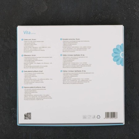 Set of cutlery Nadoba Vita, 24 items, thickness 2.5 mm-5