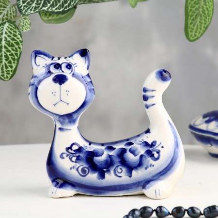 Souvenir "Cat Krendel", Gzhel