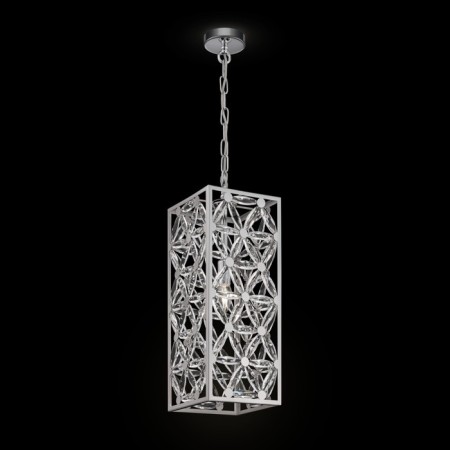 Suspension lamp Maytoni Mod069PL-01CH, E14, 1x60 W, 192x192x1092 mm, Chrome-3