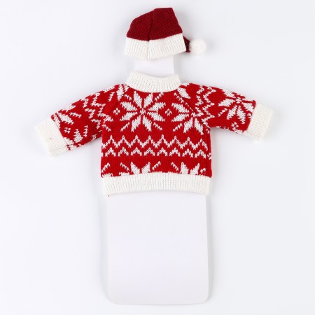Clothing for a bottle "New Year's outfit"-2