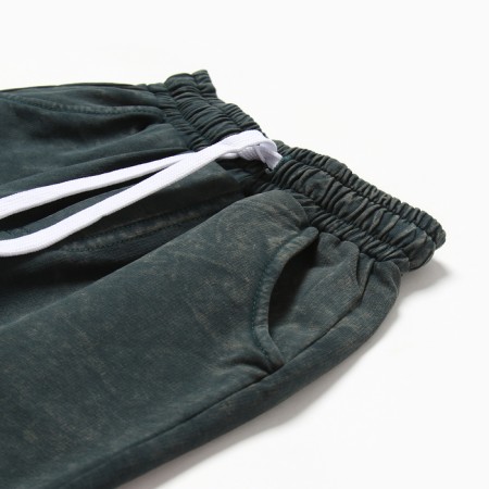 Pants for a boy, emerald color, height 110 cm-1