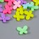 Beads for creativity plastic "Flat butterfly. Pastel colors" set of 15 g 1.3 cm