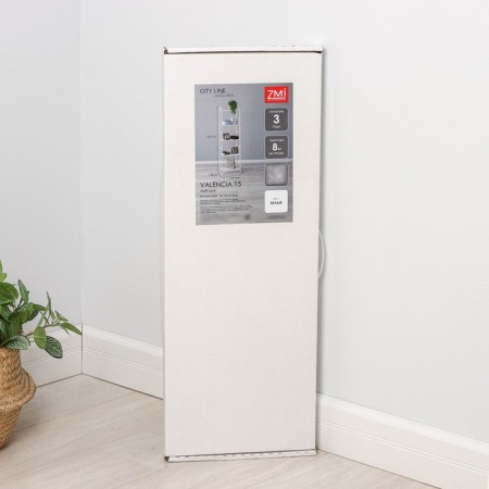 Rabbage "Valencia 15", 45.5 × 30 × 155.5 cm, white color-6