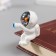 Figure for Florarium Polystone "Cosmonaut with Spray Pipe" 3.3x4.1 cm