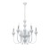 Bergamamo chandelier 6he14 40w is white-chromium 60x60x97 cm