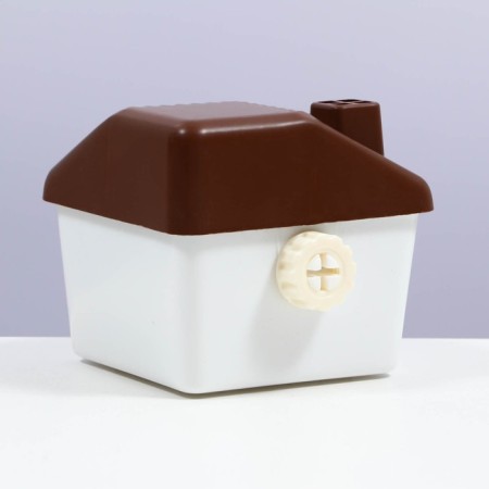 House for corner rodents, 11.4 x 10.7 x 10.7 cm, brown-1