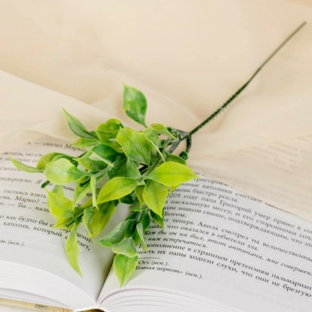 Bouquet "Leaflets" with spraying, 20 cm