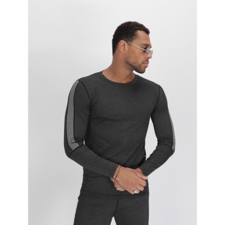 Male thermal underwear, size 50-52, dark gray color-8