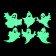 Sticker 3D interior luminous ghosts 30*20cm