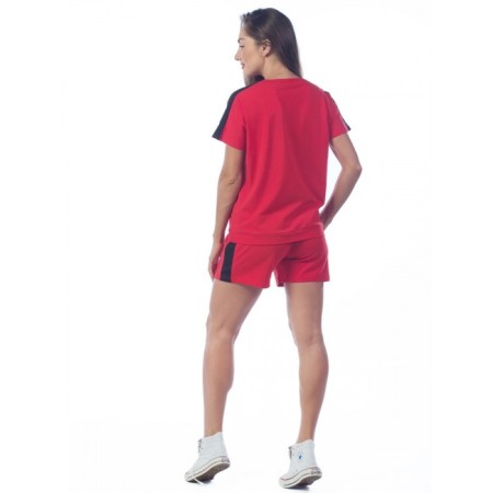 Female suit PEOPLE WHY LOVE, size 50, red color-3