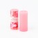 Aromatic candle column, rose, 3 x 7.5 cm.