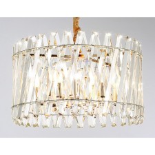 Люстра подвесная с хрусталём Ambrella light, Traditional, TR5063, E14, цвет золото