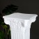Column "Antique", white 65x27cm