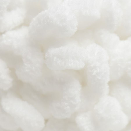 Yarn "Puffy Fine" 100% micropoliester 14.5m/100g (55 white)-2