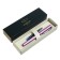 Fright pen Parker Vector XL F21, lilac metal, feather F, stainless steel, gift box.