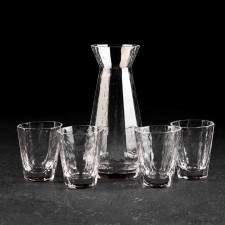 Set for drinks made of glass 