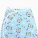 Velcro coconn, height 50-62 cm, culinary, blue color, print mix