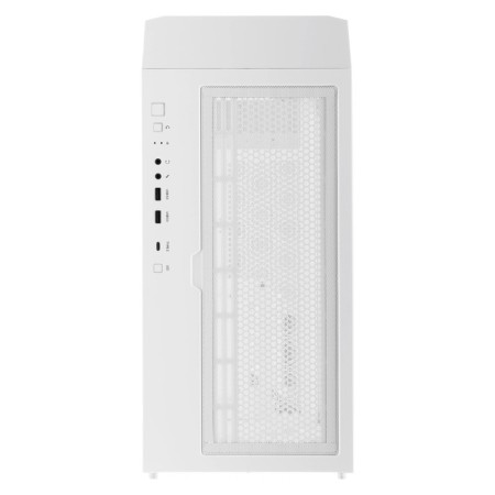 Zalman Z10 Duo White Building BP without ATX 9x120mm 5x140mm Audio Bott PSU-7