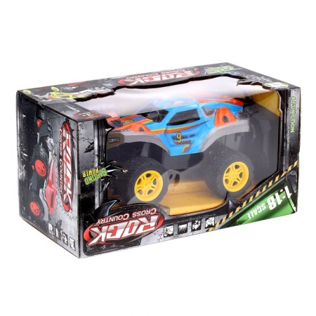 Radio -controlled jeep "Mountain King", works from batteries, color mix-4