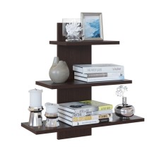 Wall -mounted shelf, 600 × 212 × 600 mm, color wenge