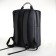 City backpack on a zipper, 2 pockets, with USB, gray color