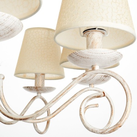 Jema chandelier 8x40W E14 Patinated gold 68x68x65 cm Bayerlux-7