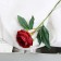 Artificial flowers "Pijon peony" d-8 cm 45 cm, burgundy