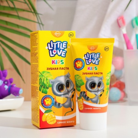 Baby toothpaste Little Love juicy mangoes 2+, 62 ml