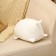 Soft toy "cat", 23 cm, white color